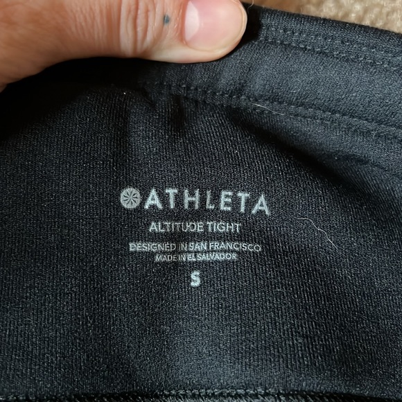 Athleta fleece lined Altitude Tights - Picture 3 of 5